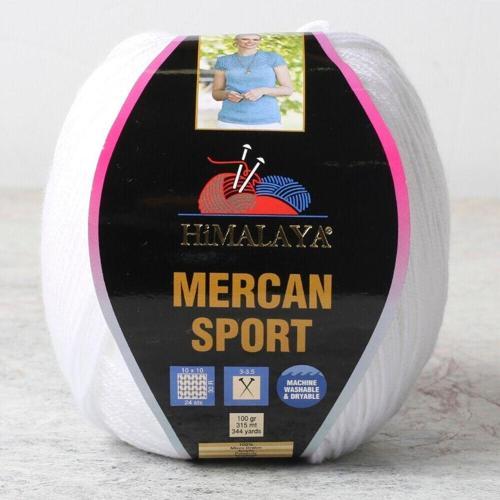Mercan Sport Beyaz El Örgü Ipi 1 Adet - 101-01