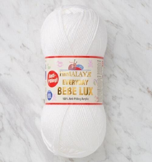 Everyday Bebe Lux Antı-Pılıng Örgü Ipi 70401 Beyaz 5'Li Paket
