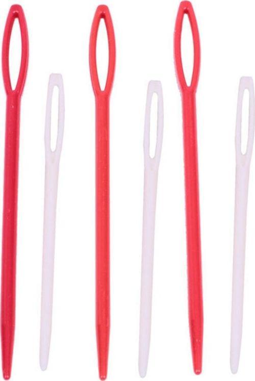 Plastik Yün İğnesi 1 Paket 6 Adet