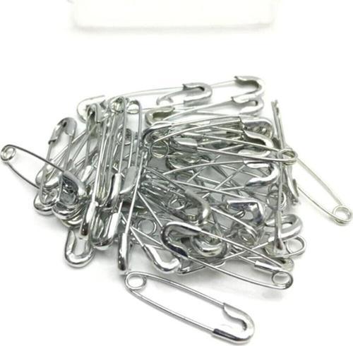 Gümüş Renkli 2 Cm Çengelli Iğne 50'Li