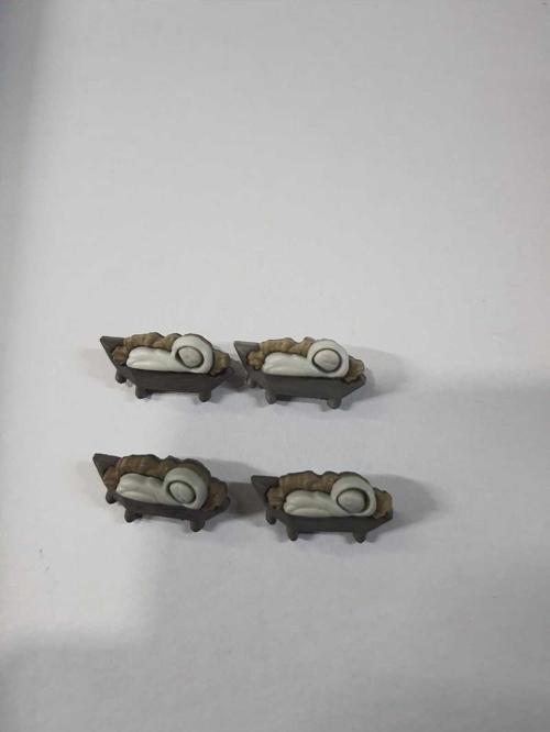 Dekoratif Düğme - Bebek Düğme - Kundak Düğme 4 Adet