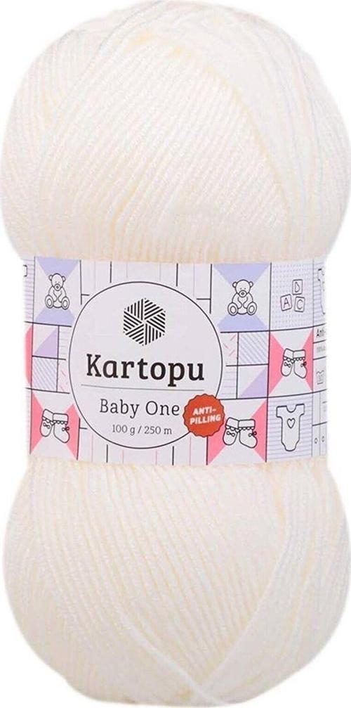 Baby One K019 5'Li Paket Anti-Pilling (Tüylenmeyen) Bebe Örgü Ipi
