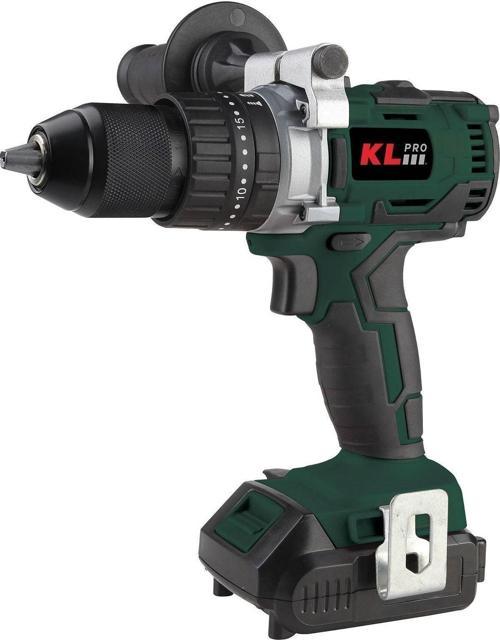Klpro Kldm18b-20 18volt/2.0ah Li/ıon Çift Akülü Kömürsüz Profesyonel Darbeli Matkap