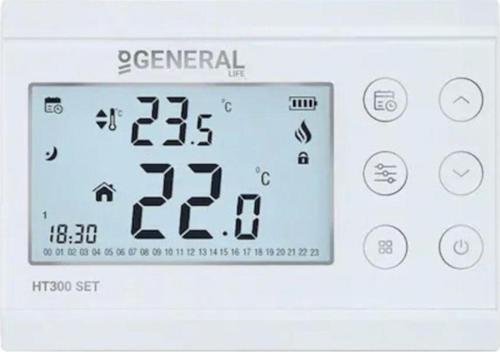Haftalık Programlı Kablosuz Oda Termostatı Ht300 Set