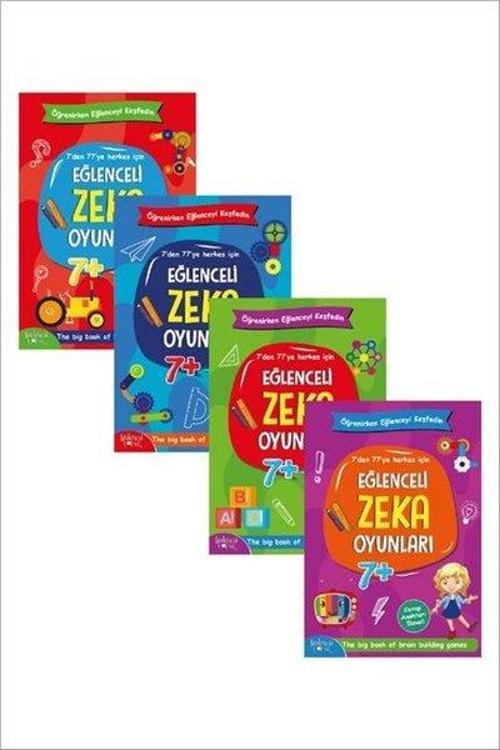 Eğlenceli Zeka Oyunları Seti - 4 Kitap Takım