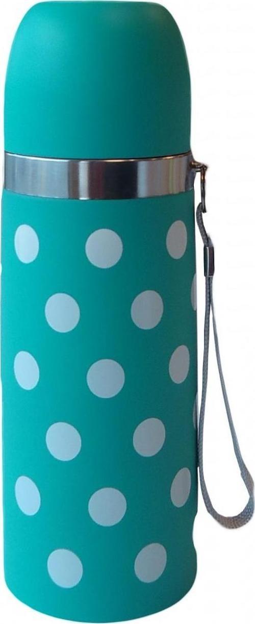 Puantiyeli Bebek Termosu 350 ml - Mavi