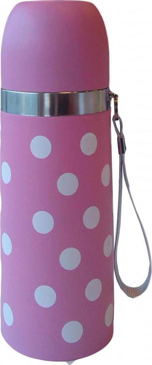Puantiyeli Bebek Termosu 350 ml - Pembe