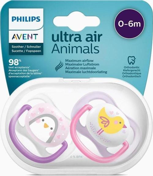 Ultra Air Animals 2li Emzik 0-6 Ay - Kız