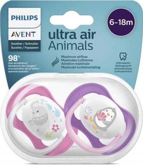 Ultra Air Animals 2li Desenli Emzik 6-18 Ay - Kız