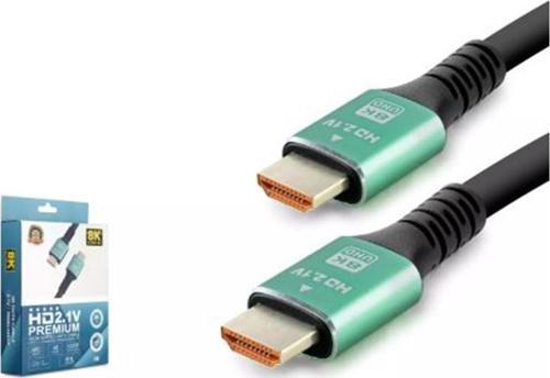 HDX2045 HDMI KABLO PVC 8K 60HZ 2.1V OPTIC OD8.0 3M SİYAH