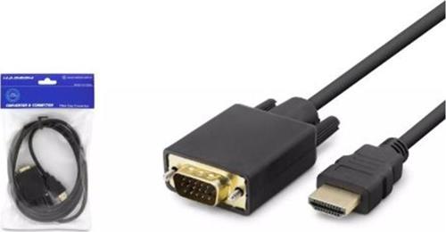 HDX7795 HDMI TO VGA KABLO PVC 120HZ 1080P 1.8M SİYAH