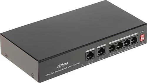 PFS3006-4ET-36 6 Port 10-100 (4 Poe + 2fe Uplınk Toplam 36W Poe)