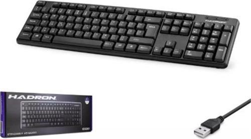 HADRON HDX2601 KABLOLU STANDART KLAVYE F SİYAH