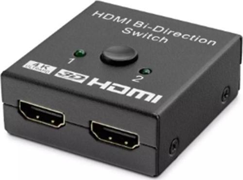 Hdx1296 2 Port Hdmi Switch 2Giriş 1Çıkış Bi-Direction 4K Ultra HD ve 3D HDMI 1.4 - 2.0 uyumlu