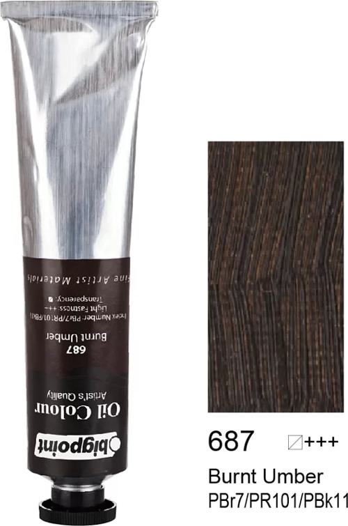 Yağlı Boya 200 ml Burnt Umber 687