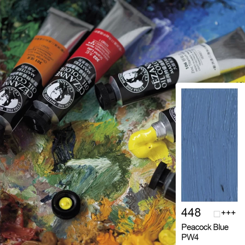 Cezanne Extra Fine Yağlı Boya 45 ml Peacock Blue 448