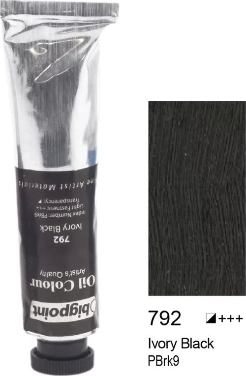 Yağlı Boya 45 ml Ivory Black 792