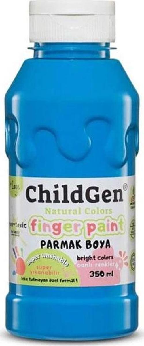 Süper Yıkanabilir Parmak Boya 350 ml Mavi