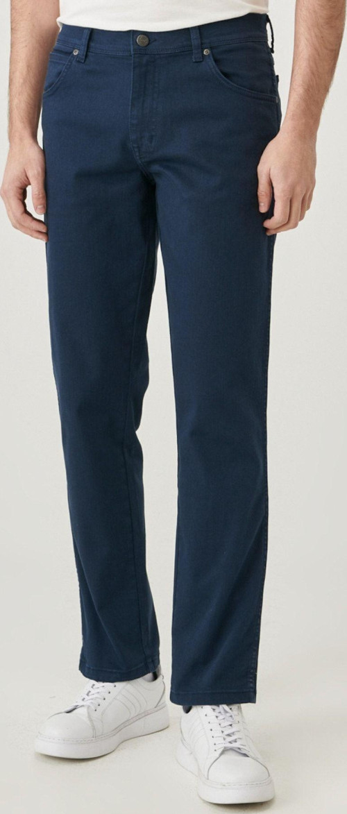Texas Slim Fit Dar Kesim Normal Bel Dar Paça Esnek Mavi Erkek Pantolon