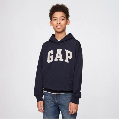 V-Bas Relaxed Fit Çocuk Lacivert Sweatshirt