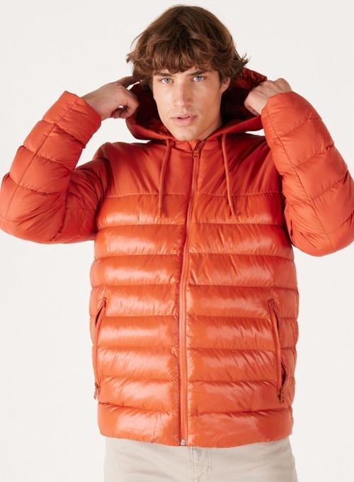 Turuncu Erkek Mont W232008700 Puffer Ceket
