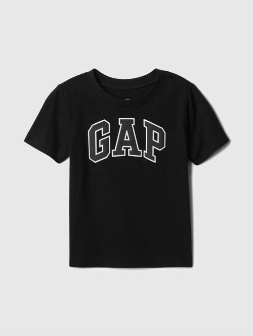 Erkek Bebek Logo T-Shirt Siyah