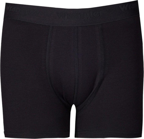Regular Fit Normal Kesim Siyah Pamuklu Esnek Tekli Boxer