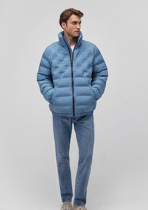 Su Itici Dik Yaka Şişme Mont 0110457-70877