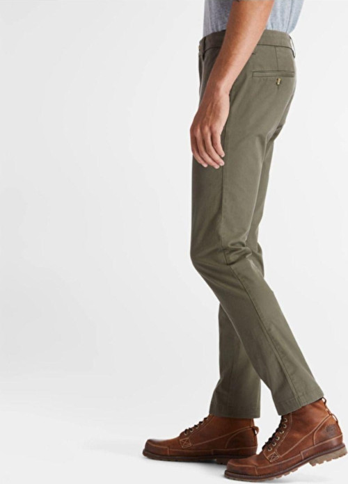 Erkek Sargent Lake Stretch Yeşil Chino Pantolon