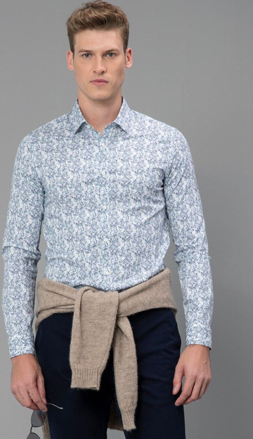 Mero Smart Gömlek Slim Fit Lacivert