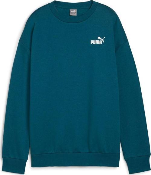 Ess+ Relaxed Small Logo Crew-Cold Green