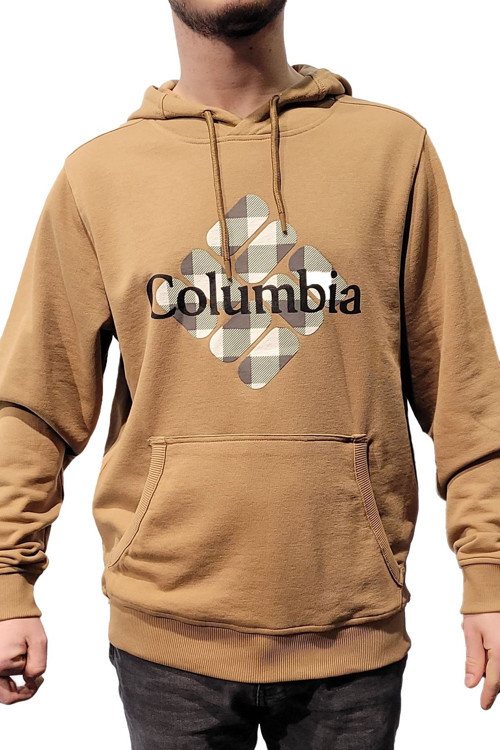 Csc M Basic Gem Buffalo Plaid Erkek Kapüşonlu Sweatshirt - Cs0284