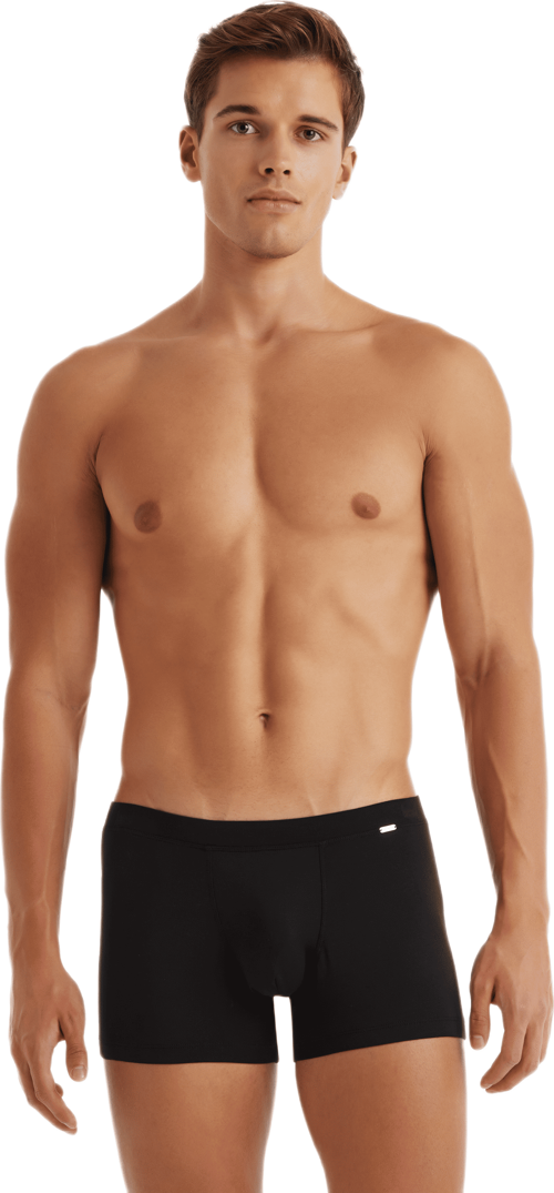 Erkek Modal Elastan Boxer Silver 9310 - Siyah