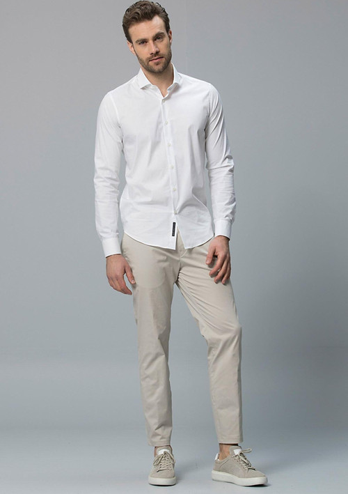 Gabi Smart Chino Pantolon Slim Fit Bej