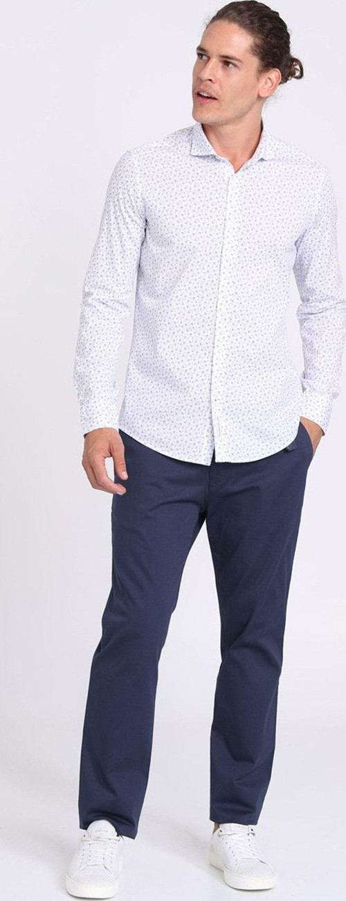 Erkek Slim Fit Electra Gömlek Sax Lf18Smsh022918