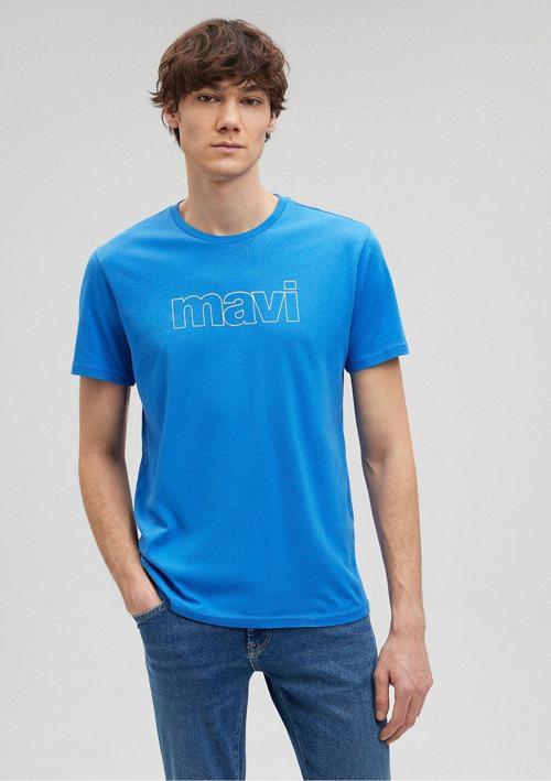 Logo Baskılı Tişört Slim Fit / Dar Kesim 065781-81347