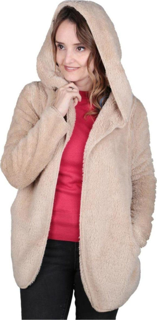 Onlnewcontact Hooded Sherpa Coat Otw Kadın Mont