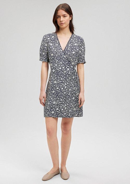 Çiçek Baskılı Dokuma Elbise 1310482-87003