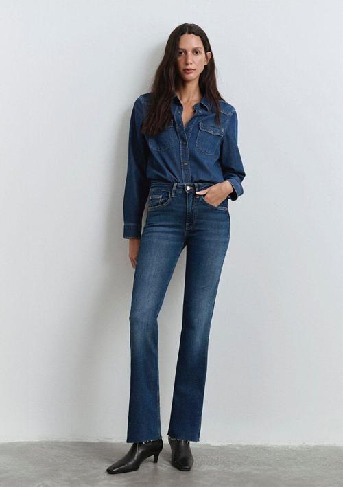 Maria Gold Denim Koyu Jean Pantolon 101225-80680