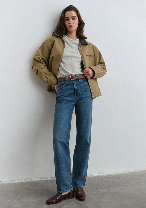 Sky Classic Denim Puslu Koyu Jean Pantolon 1010627-87925