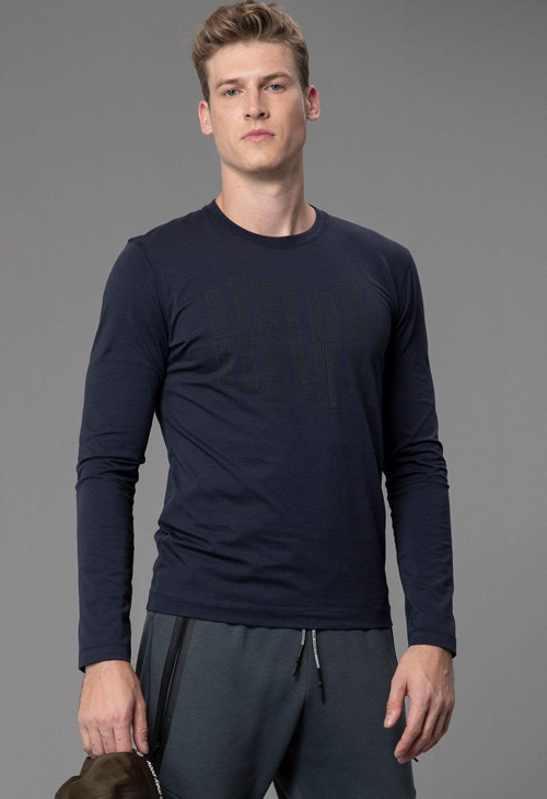 Ekın Grafik T- Shirt Lacivert