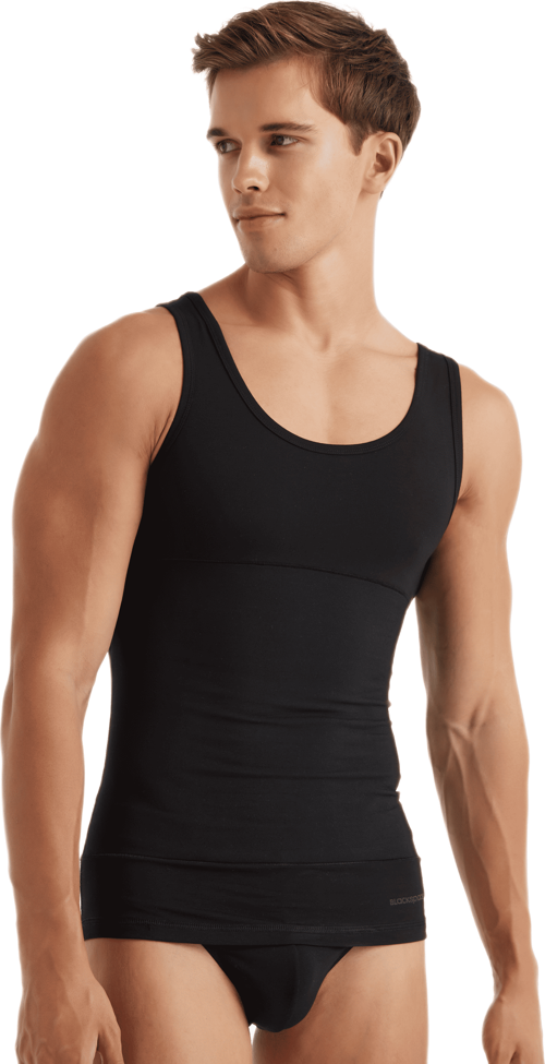 Erkek Korse Atlet 9209 - Siyah