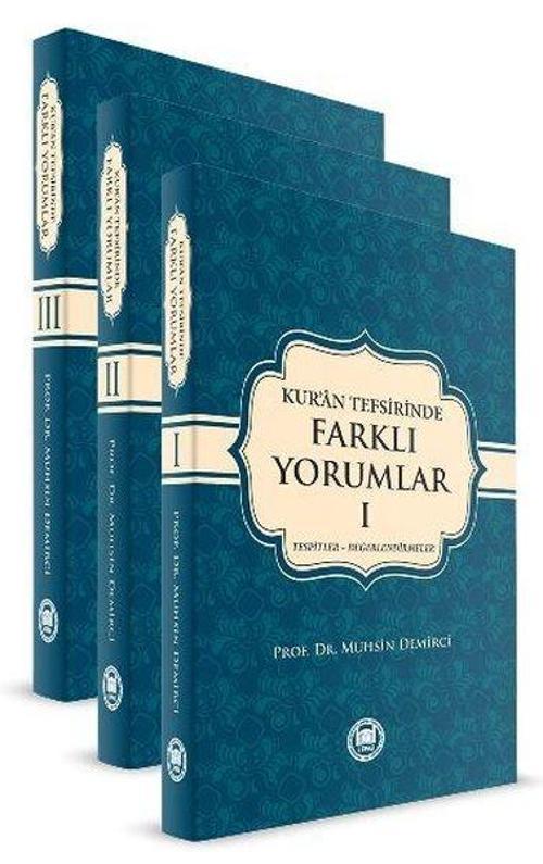Kuran Tefsirinde Farklı Yorumlar Seti - 3 Kitap Takım