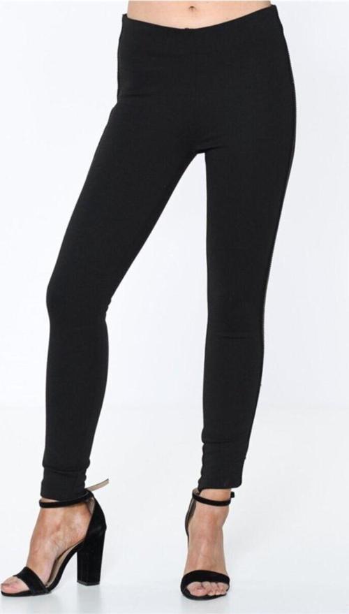 Onltılla Panel/Emb. Leggıng Tlr Kadın Kanvas Pantolon