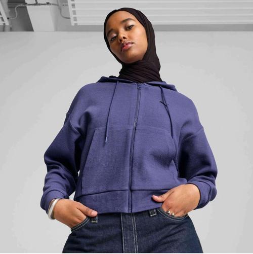 Her Crop Full-Zip Hoodie