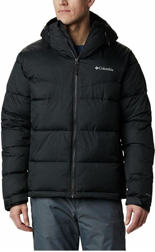 Iceline Ridge Erkek Siyah Kapüşonlu Mont