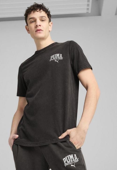 Class Washed Tee Siyah Erkek Kısa Kol T-Shirt