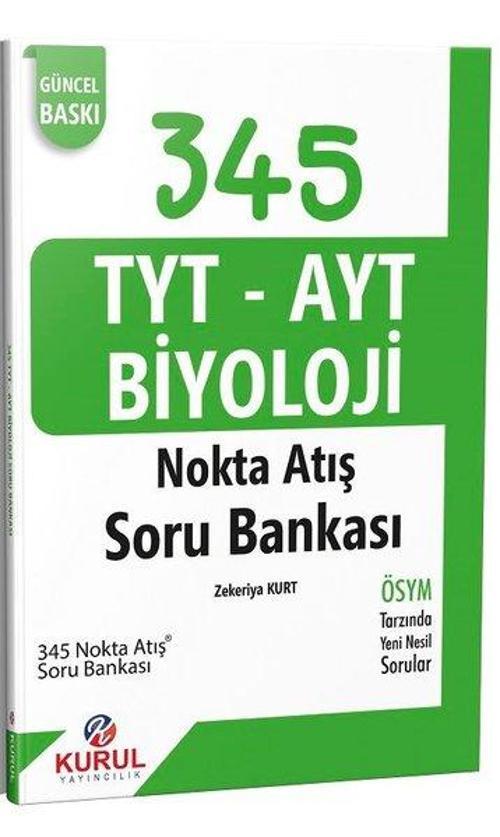 345 TYT AYT Biyoloji Nokta Atış Soru Bankası