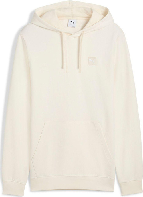 69090099 Ess Elevated Hoodie Tr Krem Kapüşon Yaka Regular Fit Düz Erkek Sweatshırt