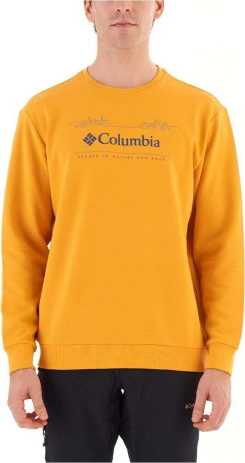 Cs0329 Csc M Nature And Back Crew Sweatshırt Bal Sarısı